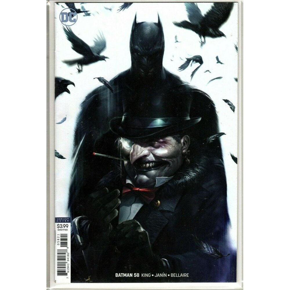 BATMAN no. 58 FRANCESCO MATTINA VARIANT DC COMICS 2018 High Grade PENGUIN